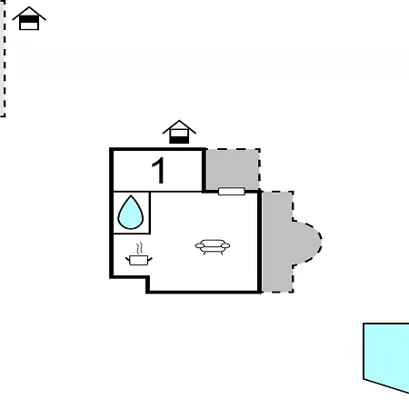 דירה One-bedroom In *